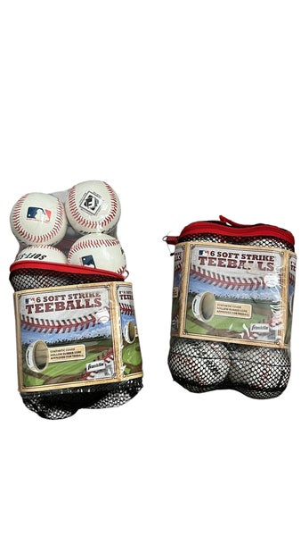 12 Soft Strike Tee Balls Safety Franklin Baseballs NEW