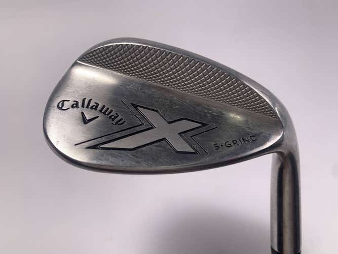 Callaway X Forged Chrome Sand Wedge SW 56* 10 Bounce S-Grind Wedge Steel Mens RH