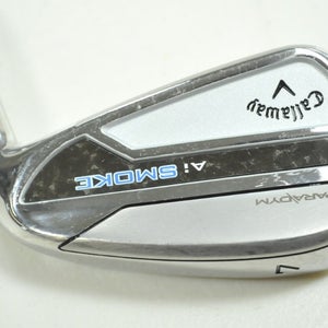 Callaway Paradym Ai Smoke Single 7 Iron Stiff Flex RH Elevate MPH Steel # 192562