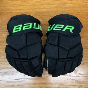 Bauer Supreme Ultra Sonic Pro Stock Hockey Gloves 14” Short Cuff Stars Blackout
