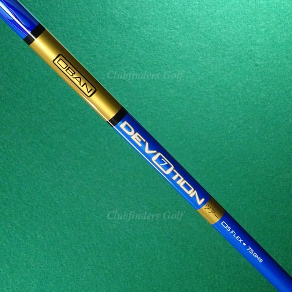 Oban Devotion 7 75g .335 05 Extra Stiff 42.75" Pulled Graphite Wood Shaft