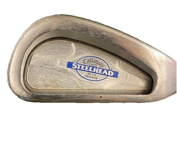 Callaway Steelhead X-14 5 Iron RH Men's Constant Weight Stiff Steel 38" New Grip