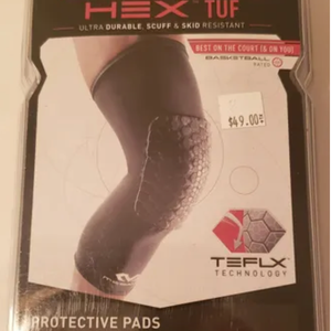 New McDavid - HEXTUF Protective Knee Leg sleeve - Pair - 6446X- Small