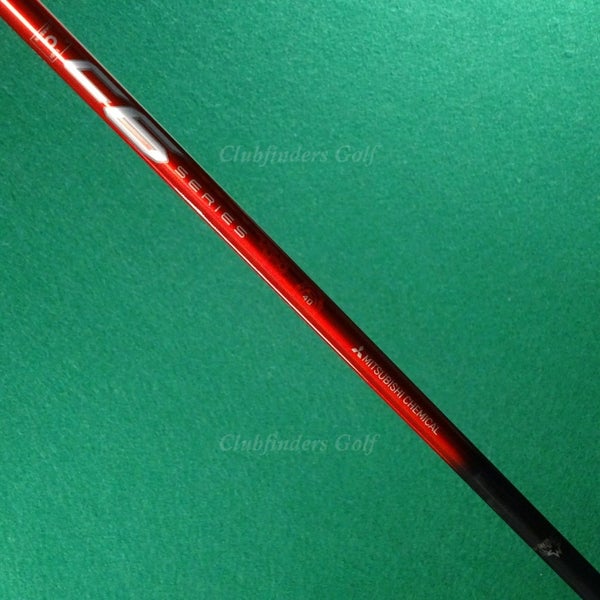 Mitsubishi Chemical C6 Red 40 .335 R2 Seniors 41.25" Pulled Graphite Wood Shaft