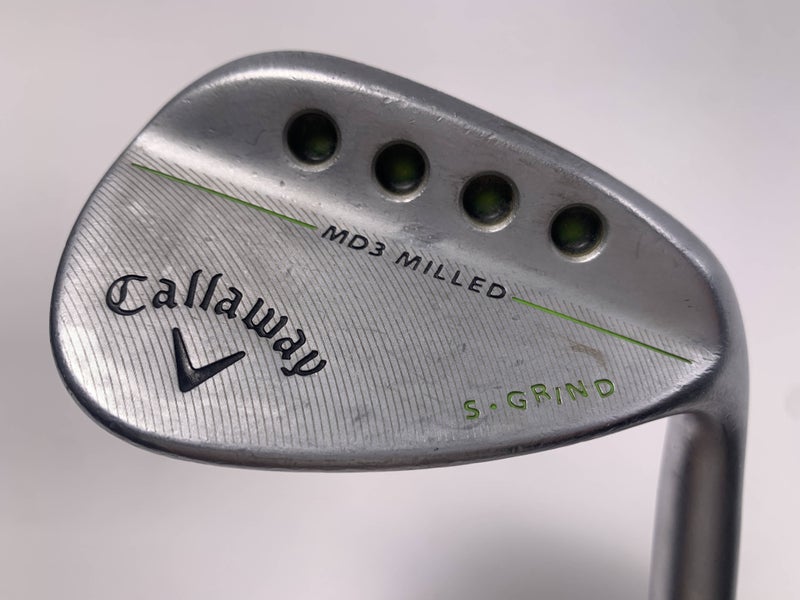 Callaway MD3 Milled Chrome S-Grind Gap Wedge GW 52* 10 S-Grind Wedge Mens RH