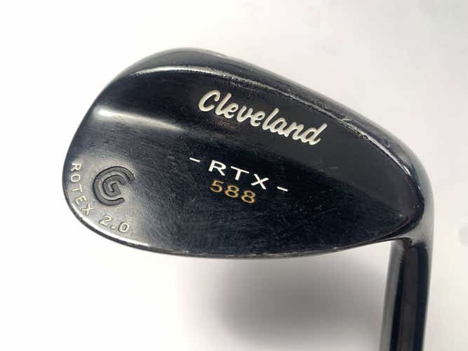 Cleveland 588 RTX 2.0 Black Satin Sand Wedge SW 56* True Temper DG Wedge Mens RH