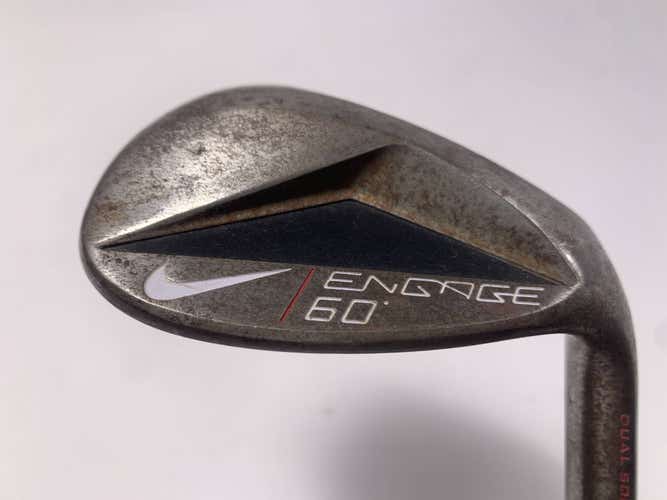 Nike Engage Dual Sole Raw Lob Wedge LW 60* TT  Dynamic Gold Wedge Steel Mens RH