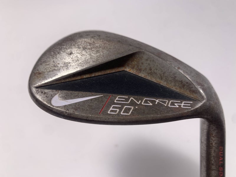 Nike Engage Dual Sole Raw Lob Wedge LW 60* TT  Dynamic Gold Wedge Steel Mens RH