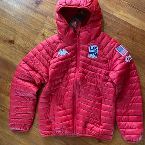 Red Adult Unisex Medium  Us Ski Team Jacket (New)