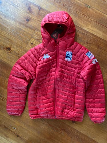 Red Adult Unisex Medium  Us Ski Team Jacket (New)
