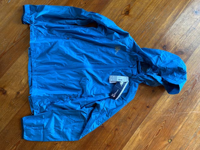 Blue Adult Unisex Medium Us Ski Team Rain Jacket (New)