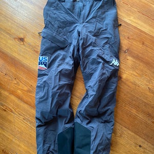 Black Unisex Adult Large Us Ski Team  Ski Pants (Used)