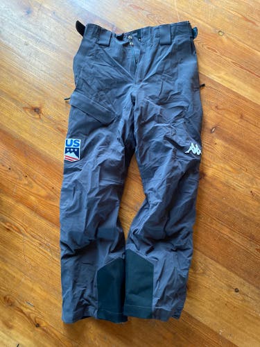 Black Unisex Adult Large Us Ski Team  Ski Pants (Used)