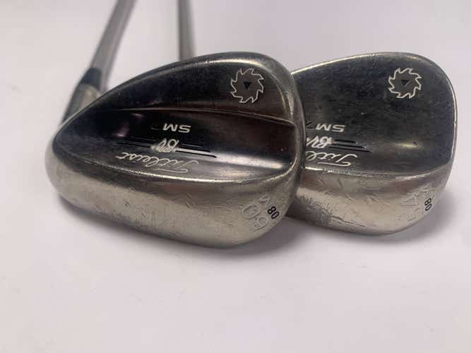 Titleist Vokey SM7 Brushed Steel Wedge Set 54* 8 | 60* 8 KBS C-Taper Mens RH