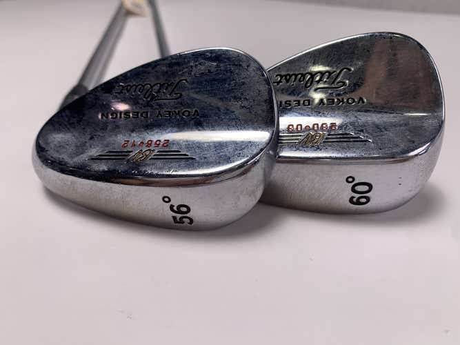 Titleist Vokey Chrome 200 Wedge Set 56* 12 60* 6 True Temper DG Wedge Mens RH