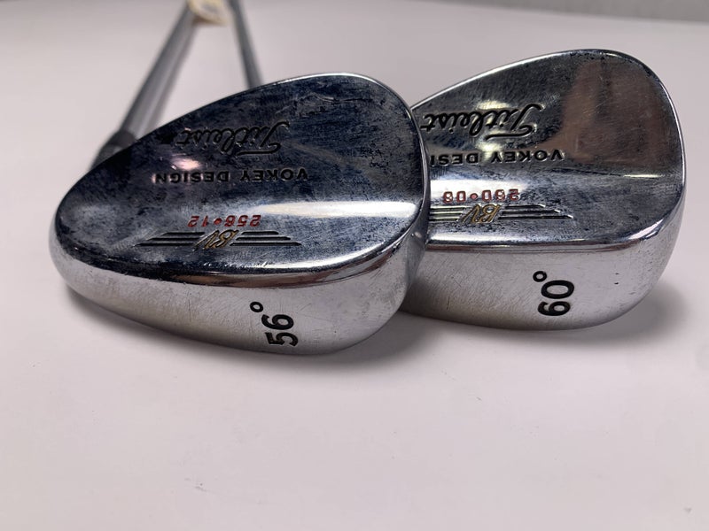 Titleist Vokey Chrome 200 Wedge Set 56* 12 60* 6 True Temper DG Wedge Mens RH