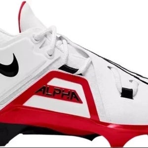 Men's  Size M 11.0 (W 12.0) Nike Mid Top Alpha Menace Pro 3 Molded Cleats (New)
