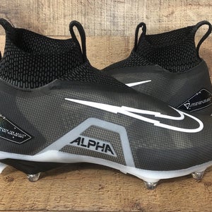 Men's  Size 13.0 (W 14.0) Nike Mid Top Alpha Menace Elite 3 Detachable Cleats (New)