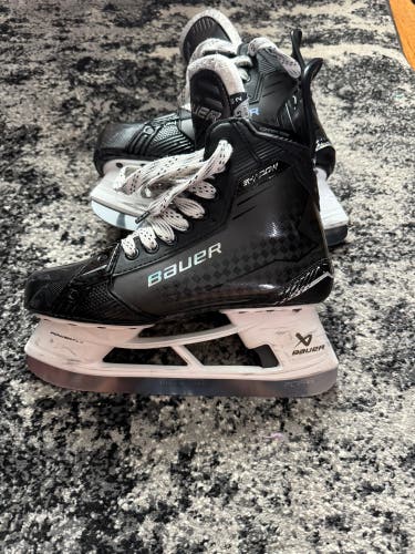 2025 Bauer Supreme Shadow Hockey Skates  8.5 (Used) W/ 2 Sets Of Fly-TI Blades