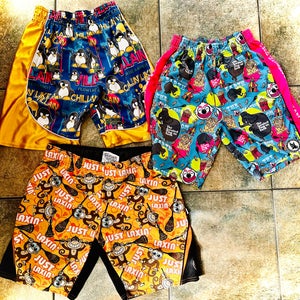 3 pair Flow Society  Lacrosse Shorts Youth Small