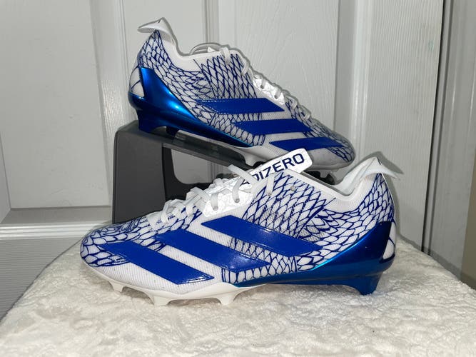 Men's  Size M 10.0 (W 11.0) Adidas Low Top Adizero Electric Molded Cleats (New)
