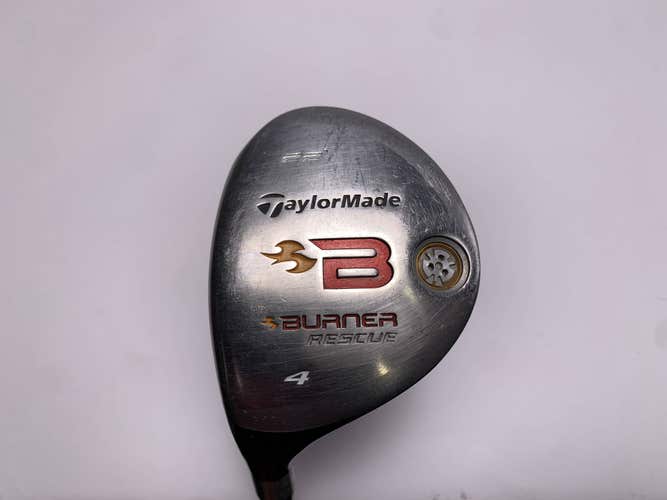 TaylorMade Burner Rescue 2008 4 Hybrid 22* REAX SuperFast Stiff Graphite Mens LH