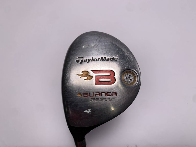 TaylorMade Burner Rescue 2008 4 Hybrid 22* REAX SuperFast Stiff Graphite Mens LH