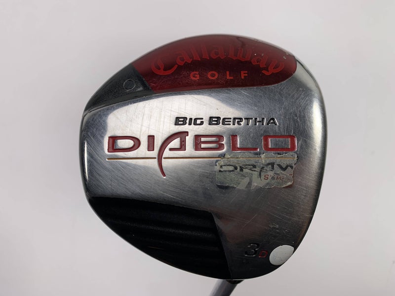 Callaway Big Bertha Diablo 3 Fairway Wood 15* Regular Graphite Mens RH