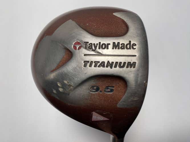TaylorMade Ti Bubble Driver 9.5* Bubble S-90 Plus 90g Stiff Graphite Mens RH