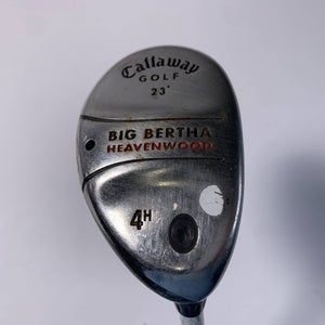 Callaway Big Bertha Heavenwood 4 Hybrid 23* RCH 75w Light Graphite Mens RH