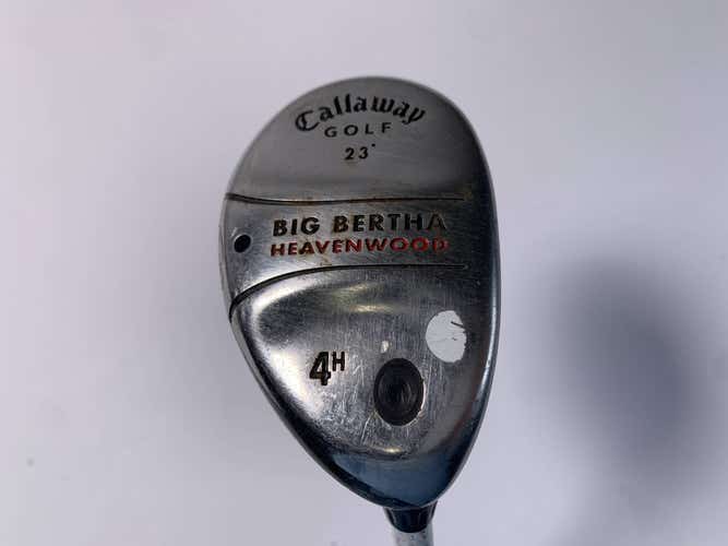 Callaway Big Bertha Heavenwood 4 Hybrid 23* RCH 75w Light Graphite Mens RH