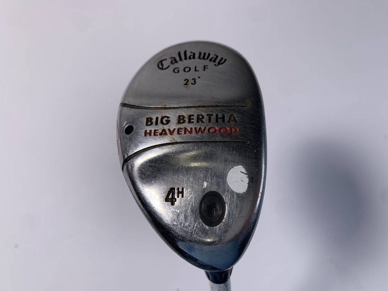 Callaway Big Bertha Heavenwood 4 Hybrid 23* RCH 75w Light Graphite Mens RH