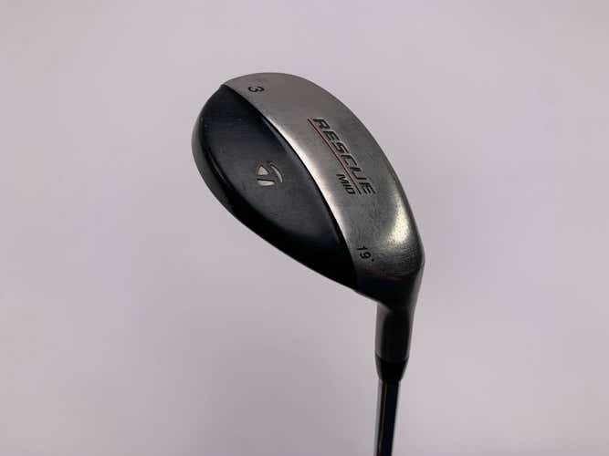 TaylorMade Rescue Mid 3 Hybrid 19* Light Metal Stiff Steel Mens RH