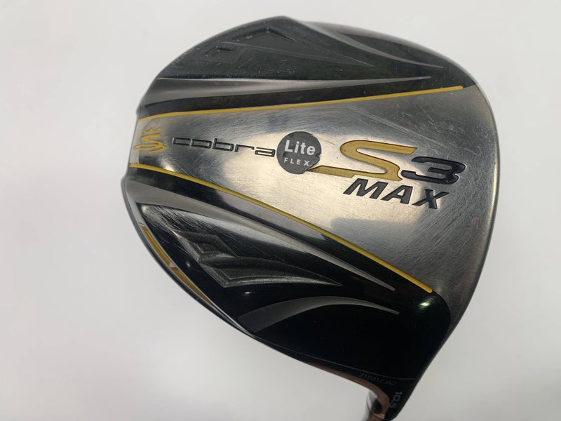 Cobra S3 Max Offset Driver 10.5* Fujikura Blur Lite Graphite Mens RH