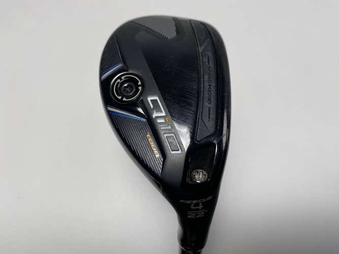 TaylorMade Qi10 Tour 4 Hybrid 22* Kai'li White 90S 90g Stiff RH Midsize Grip