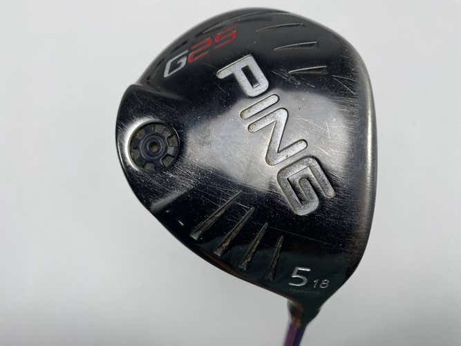Ping G25 5 Fairway Wood 18* OBAN Kiyoshi Purple 03 65g Regular Graphite Mens RH