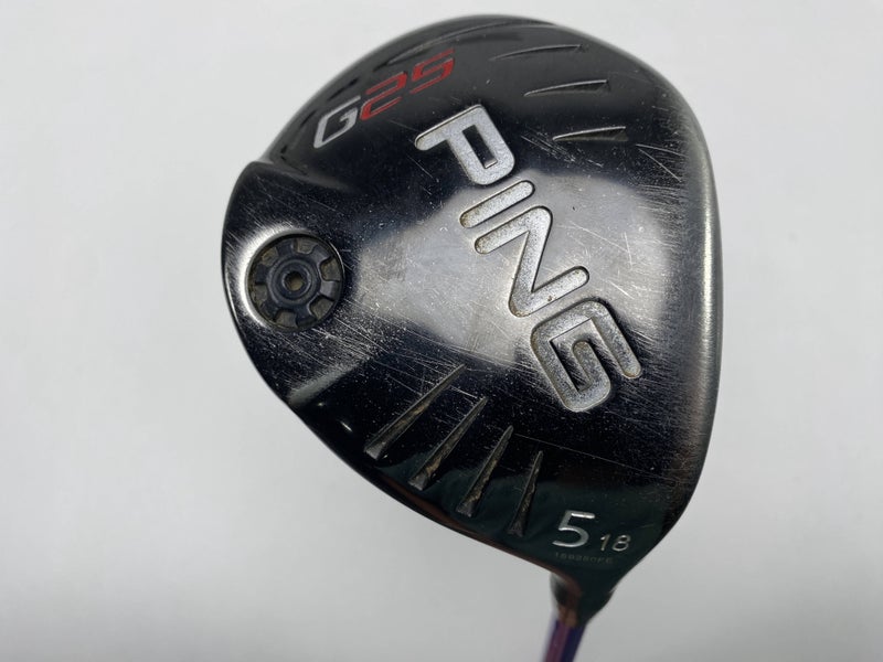 Ping G25 5 Fairway Wood 18* OBAN Kiyoshi Purple 03 65g Regular Graphite Mens RH