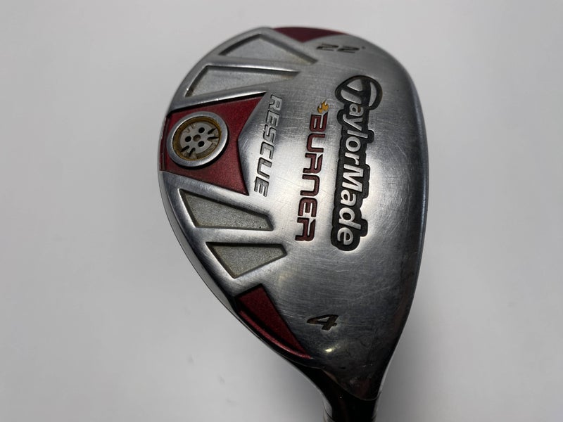 TaylorMade Burner Rescue 4 Hybrid 22* REAX SuperFast 65g Stiff Graphite Mens RH