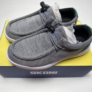 Skoni Slip-On Golf Shoes Dark Gray Green Men's SZ 9