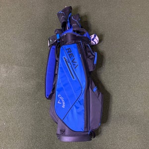 Callaway REVA Club Set Driver 3W 5H-6H 7-PW SW Putter Reva Ladies RH HC +Bag