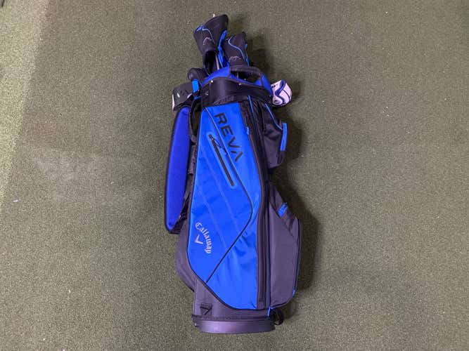 Callaway REVA Club Set Driver 3W 5H-6H 7-PW SW Putter Reva Ladies RH HC +Bag