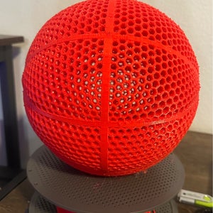 Red Airless basketball