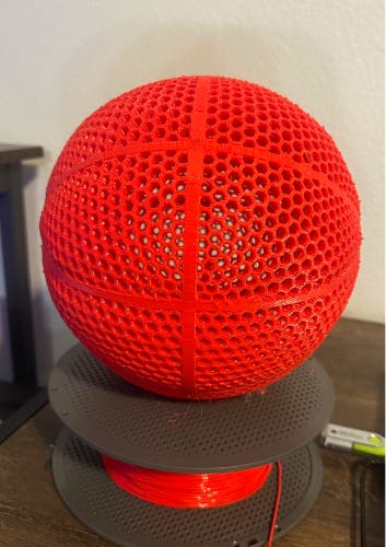 Red Airless basketball
