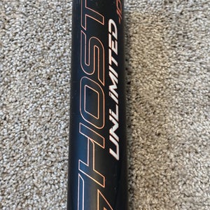 2023 Easton Ghost Unlimited Pitch Black Fastpitch Bat FP23GHUB10 34/24