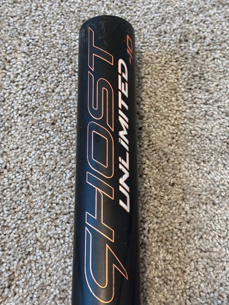 2023 Easton Ghost Unlimited Pitch Black Fastpitch Bat FP23GHUB10 34/24