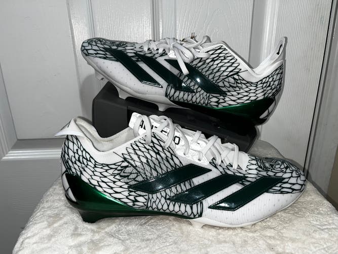 Men's  Size 13.0 (W 14.0) Adidas Low Top Adizero Electric Molded Cleats (New)