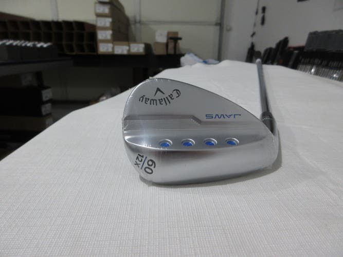 Left-Handed Callaway Jaws MD5 Chrome Lob Wedge LW - 60.12 - Stiff Steel - NEW
