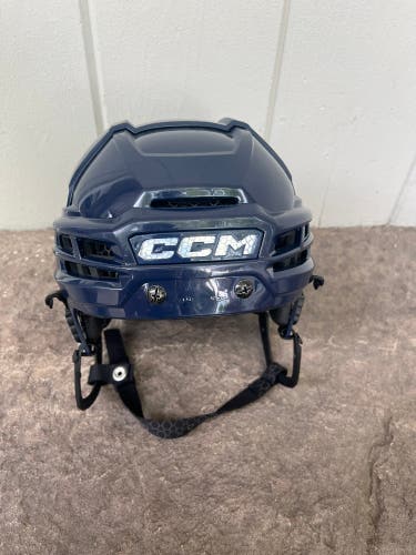 Like New CCM Super Tacks X Helmet- Navy Blue- Medium