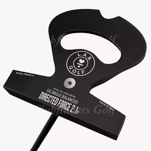 NEW! LAB Golf Directed Force 2.1 T2 Black 35" Putter Golf Club W/ Headcover