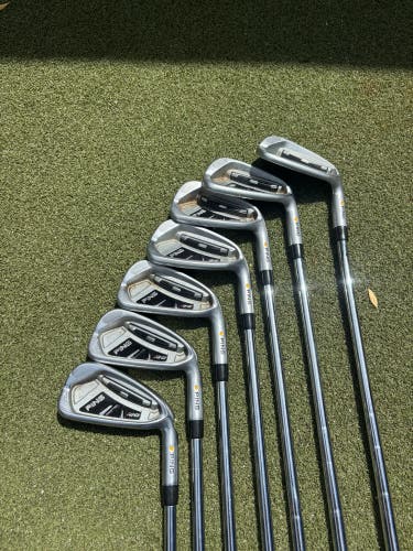 Men's 2012 Ping I20 Right Handed Iron Set Regular Flex Steel Shaft 6 Pieces (Used)